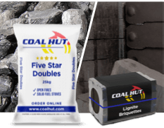 Five Star Doubles 25kg / Lignite Briquettes 10kg